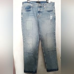 FREE ASSEMBLY MEN'S MODERN STRAIGHT JEANS Size 36X32- Style #52469..